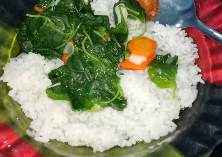 Sayur bayam sehat mudah