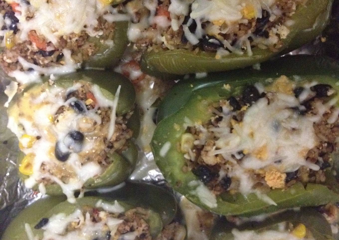 Mexican stuffed Pepper (Vegetarian)