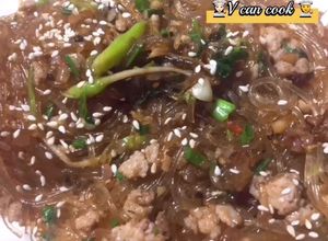 <餐廳菜>螞蟻上樹(肉末炒粉絲)附影片 的食譜成品照片