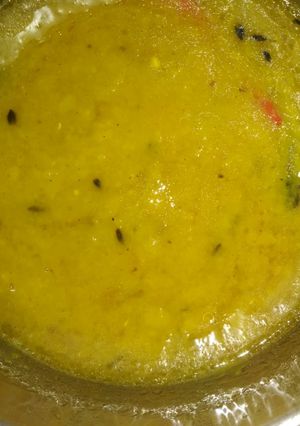 A picture of Yellow peas daal.