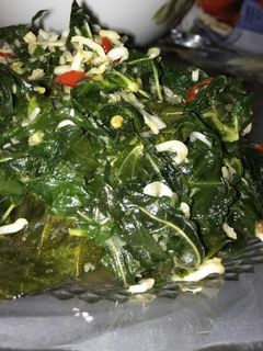 Foto resep Oseng Daun Singkong Teri