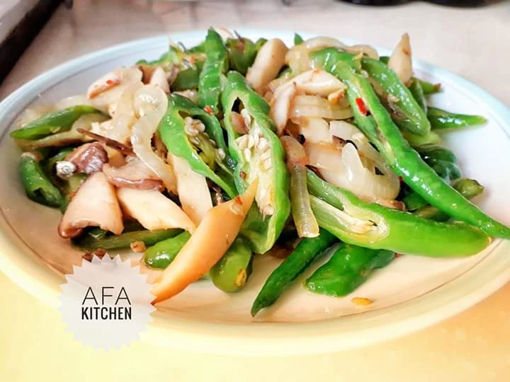 Cara Gampang Membikin Resep Tumis jamur lombok ijo yang Sempurna Anti Ribet, Lezat