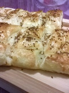 Una foto de Trenza de plátano y nutella