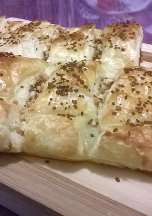 Una foto de Trenza de plátano y nutella