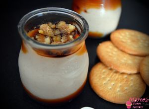 Una foto de Cuajada de galletas María
