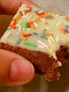 Una foto de Barritas de leche condensada y chocolate "para tupper"