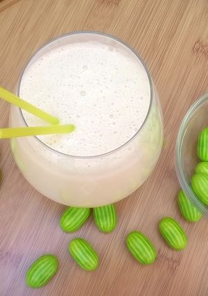 Una foto de Smoothie de melón