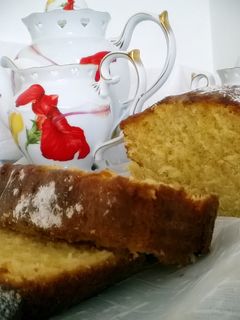 Una foto de Bizcocho de naranja