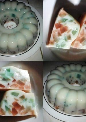 Foto resep Puding mozaik durian