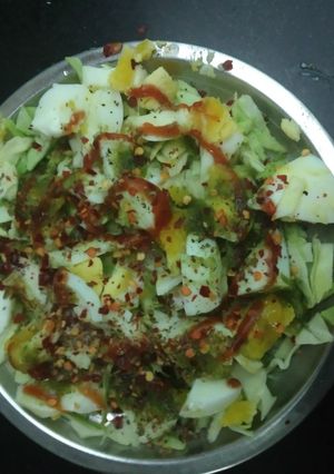 A picture of Cabbage egg chat.