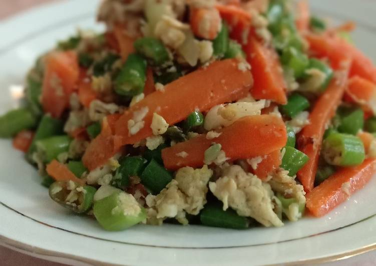 Orak arik buncis simple