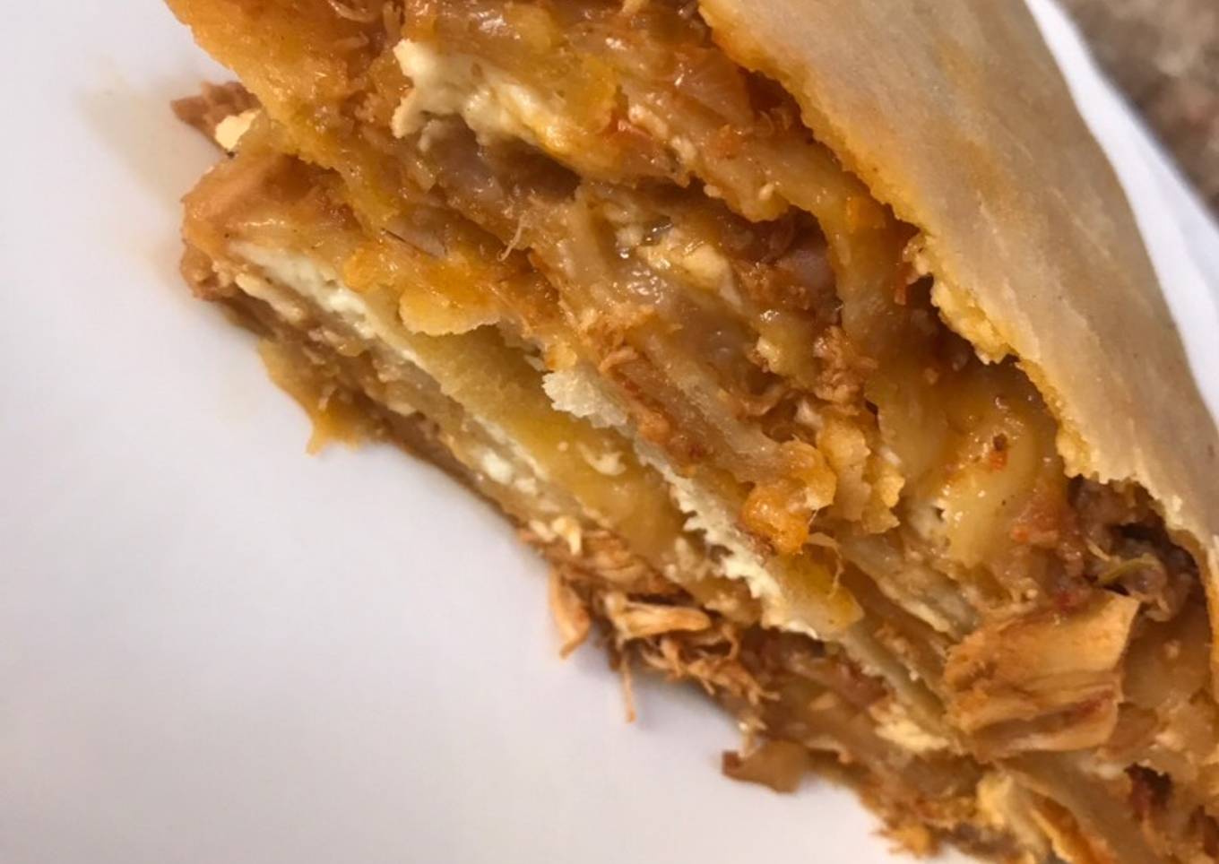 Homemade lasagna