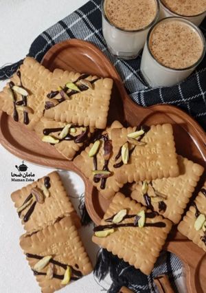 عکسی از دستور بیسکویت و معجون خرما 🏴