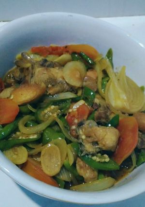 Foto resep Ayam tumis cabai hijau