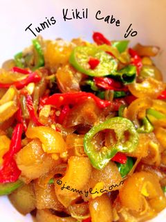 Foto resep Tumis Kikil Cabe Ijo