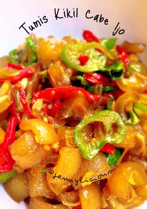 Foto resep Tumis Kikil Cabe Ijo