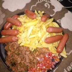 A picture of My first ever homemade Platter for two ♥️❣️.