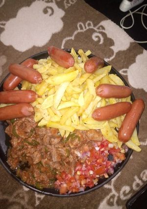 A picture of My first ever homemade Platter for two ♥️❣️.