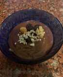 MOUSSE de BANANA, CHOCOLATE y COCO con FRUTOS SECOS (muy fácil y nutritivo)