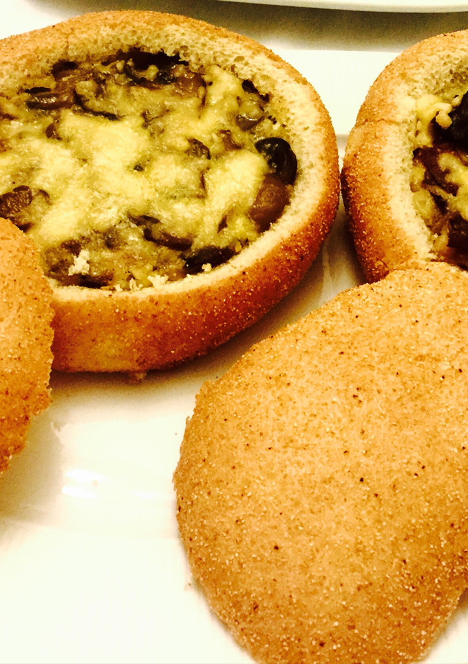 Una foto de Tortas de pan rellenas 