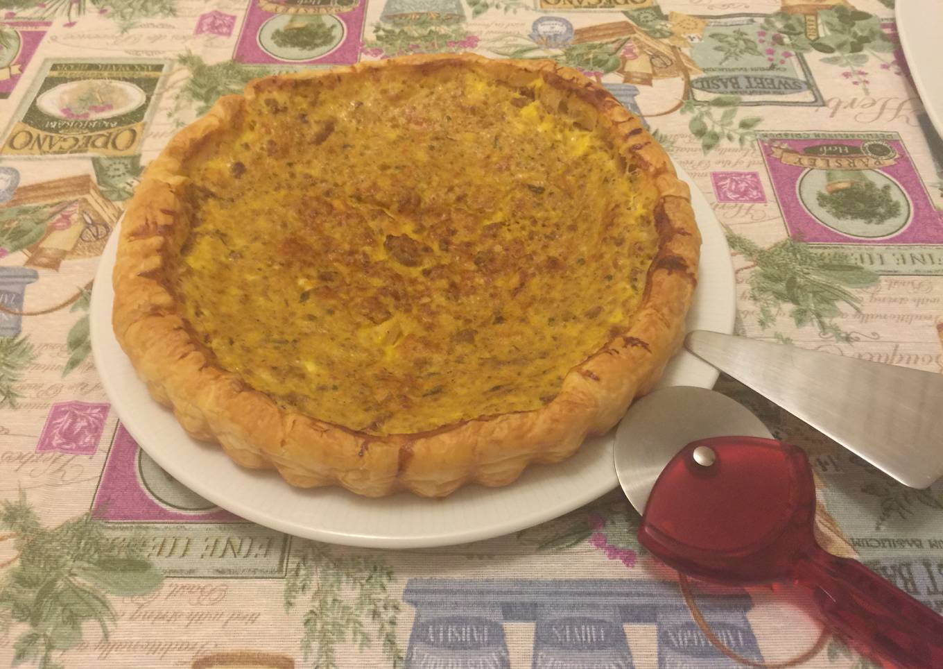 Quiche de carne picada
