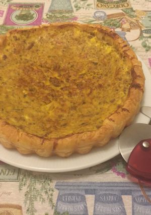Una foto de Quiche de carne picada