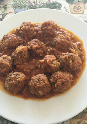 Una foto de Albondigas con especias