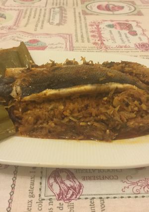 Una foto de Lubina rellena de verduras