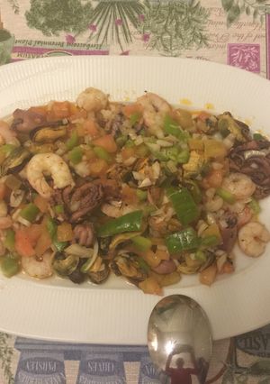 Una foto de Salpicon de marisco