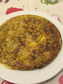 Una foto de Tortilla de cebolleta