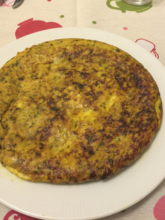 Una foto de Tortilla de cebolleta