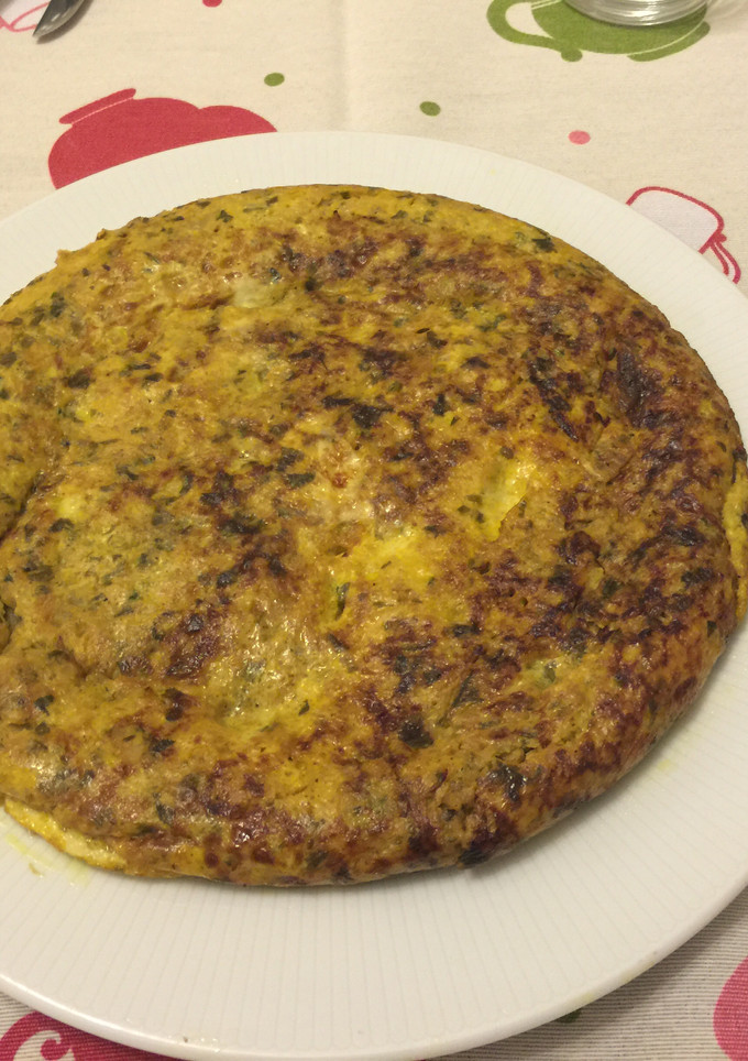 Una foto de Tortilla de cebolleta 