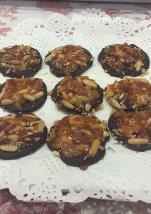 Una foto de Delicias de chocolate con frutos secos