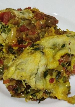 A picture of Fried eggs#4weekschallenge.