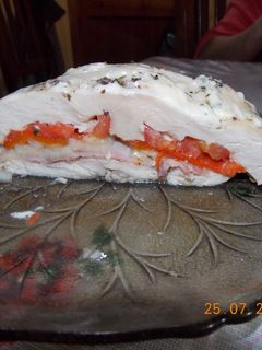 Una foto de Pechugas de pollo rellenas