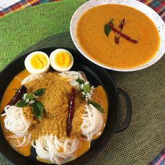 A picture of 🧑🏽‍🍳🧑🏼‍🍳Southern Thai Dishes•Thai Fish Curry • Nam Ya Ka-Ti •How to make Thai Curry Paste.