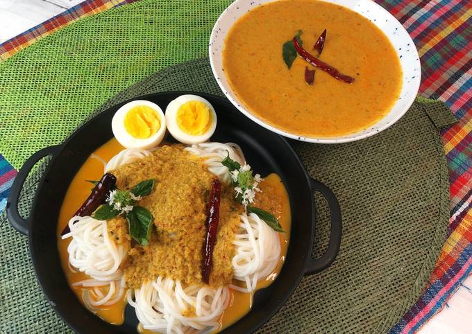 Recipe of Speedy 🧑🏽‍🍳🧑🏼‍🍳Southern Thai Dishes•Thai Fish Curry • Nam Ya Ka-Ti •How to make Thai Curry Paste
