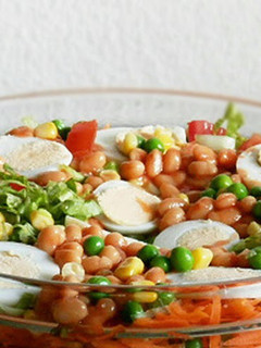 A picture of Nigerian Vegetable Salad.