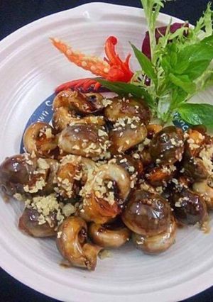 Hình của món Ốc cháy tỏi.