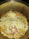 Macarrones con leche evaporada