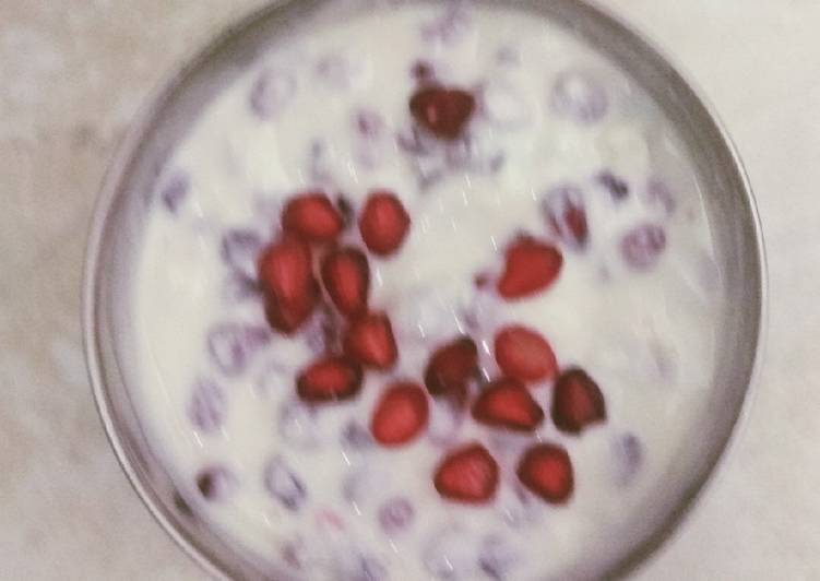 Recipe of Super Quick Homemade Anar Raita