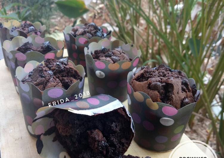 Resep BROWNIES in CUP | Cara Bikin BROWNIES in CUP Yang Lezat