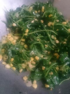 Foto resep Tumis Bayam Jagung Manis
