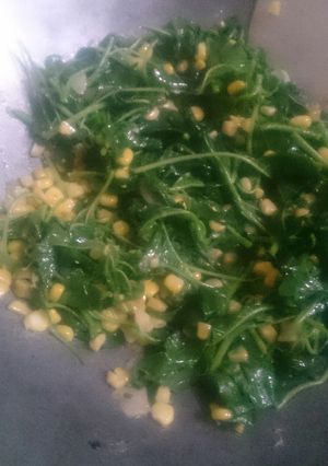 Foto resep Tumis Bayam Jagung Manis