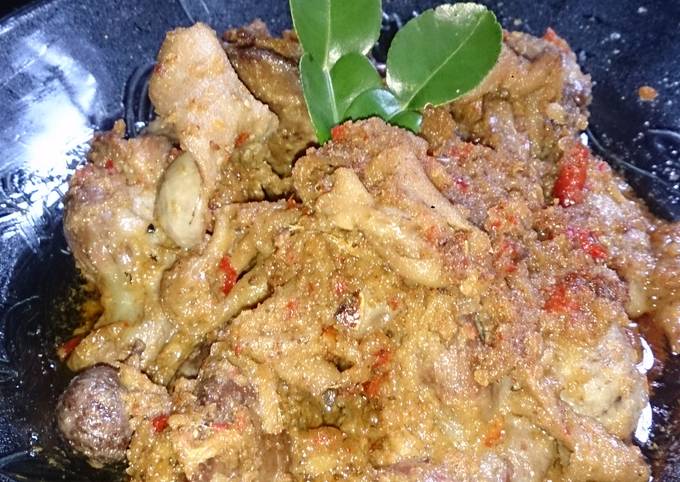 Standar Resep mudah memasak Rendang ati ampela (bukan rendang beneran) yang gurih