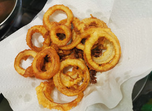 Una foto de Aros de cebolla