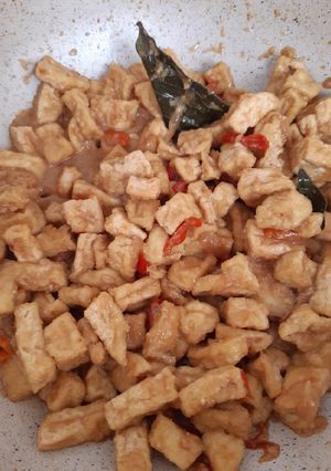 Foto resep Kering Tahu Basah Simpel