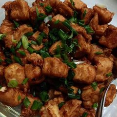 A picture of Teriyaki-style tofu.