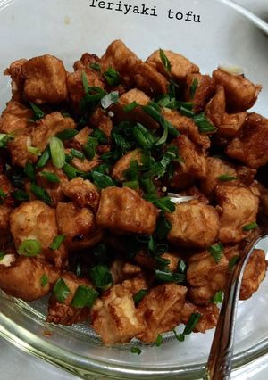 A picture of Teriyaki-style tofu.