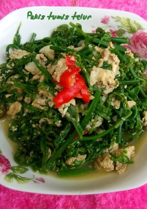 Foto resep Pakis tumis telur# bikin ramadhan berkesan